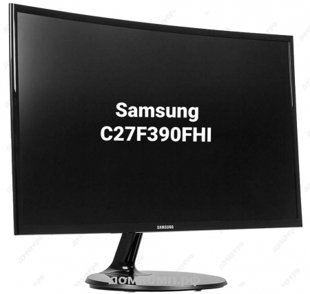 Samsung C27F390FHI вид слева-спереди